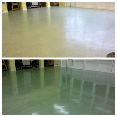 vinyl floor cleaning